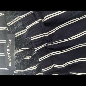 Brandy Melville Stripped Flowy Pants